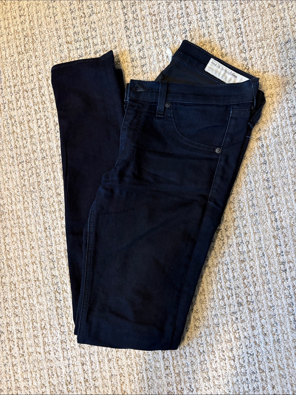 rag & bone Black Skinny Jeans